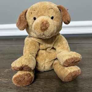 Vintage 2003 TyLux Pluffies Puppers the Tan Puppy Plush